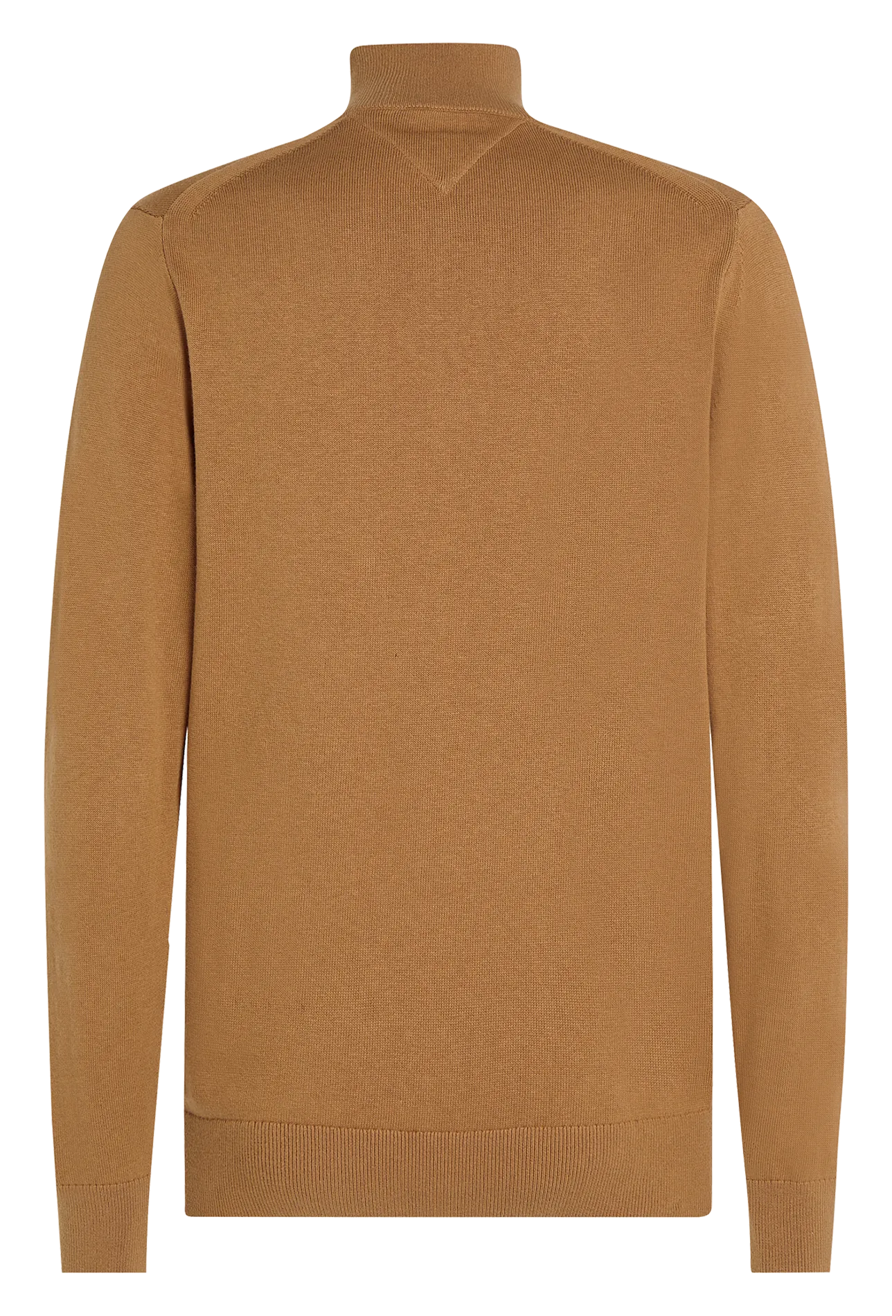  TOMMY HILFIGER   Maglione a collo alto regular fit in cotone bio e cashmere | Kaki